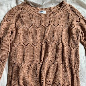 Tan Crop Sweater